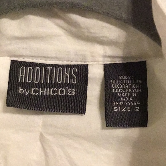 Chico’s fully lined 100% cotton jacket - Picture 2 of 7